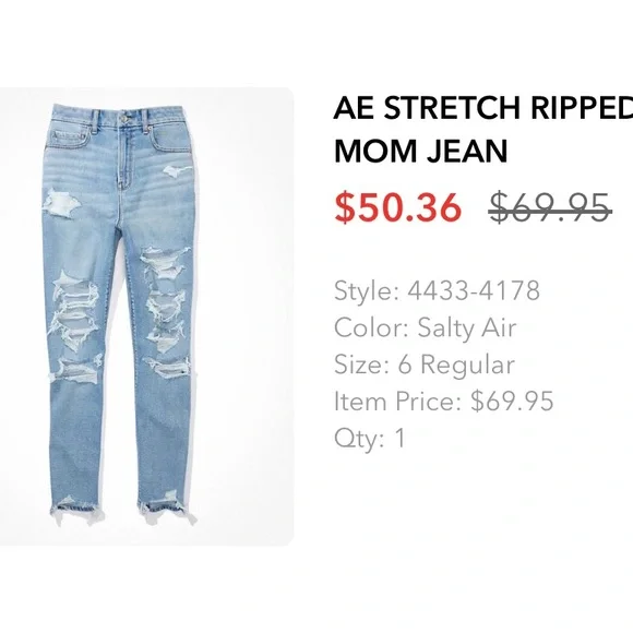 American Eagle Mom Jeans - Picture 2 of 5